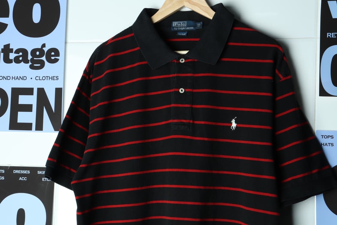 (XL-3XL) 폴로 랄프로렌 반팔 카라 티셔츠 USA 유행-7B0B 상품이미지3