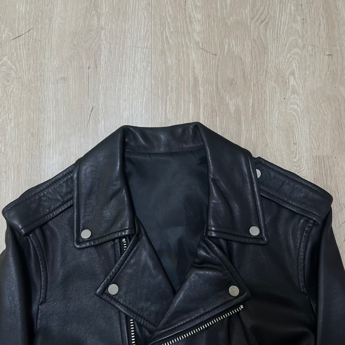 여성 양가죽 바이커 레더 자켓 M/95 상품이미지2