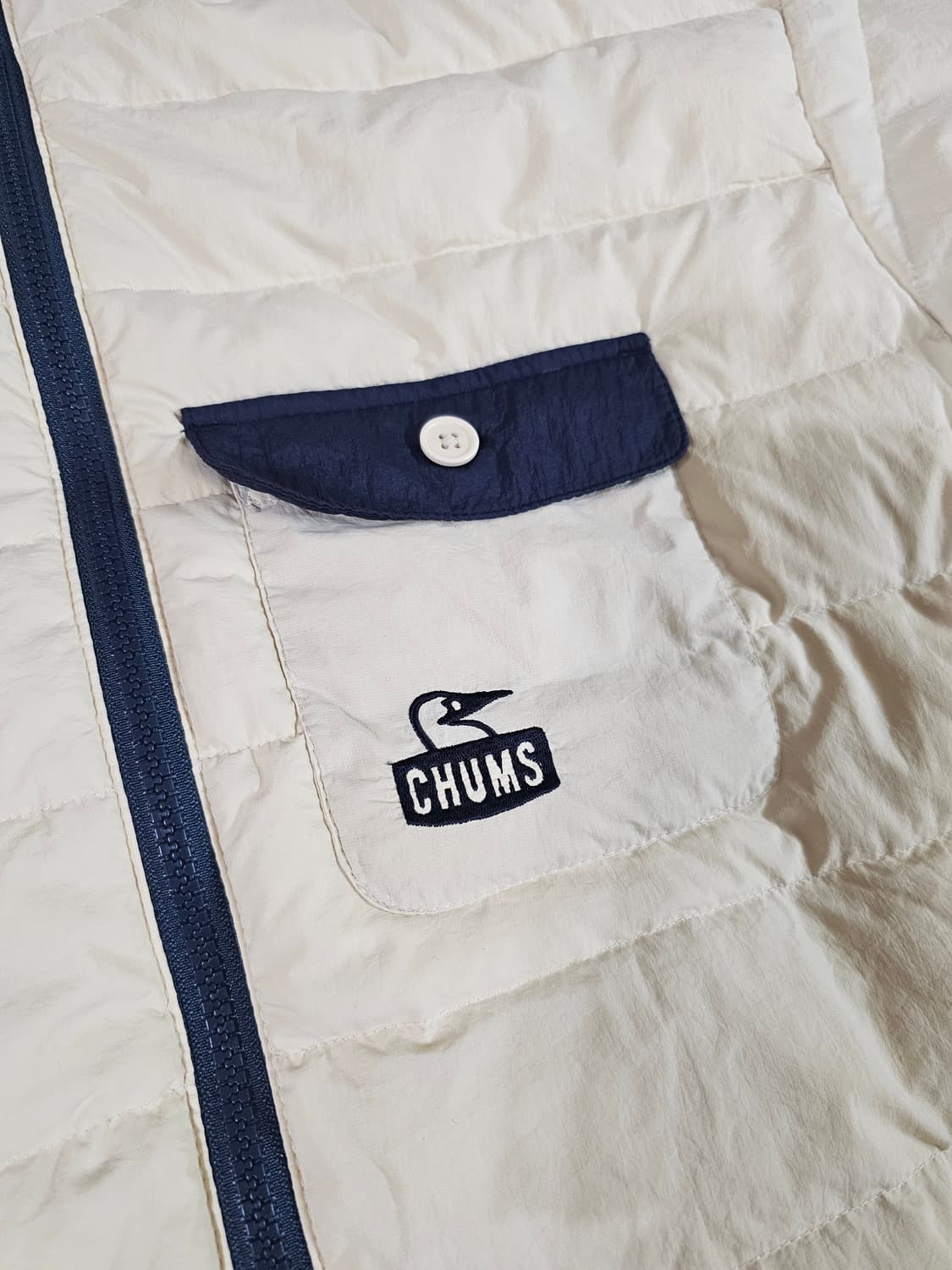 [XL] CHUMS JAPAN 첨스 캠핑 패커블 다운 파카 패딩 자켓 상품이미지3