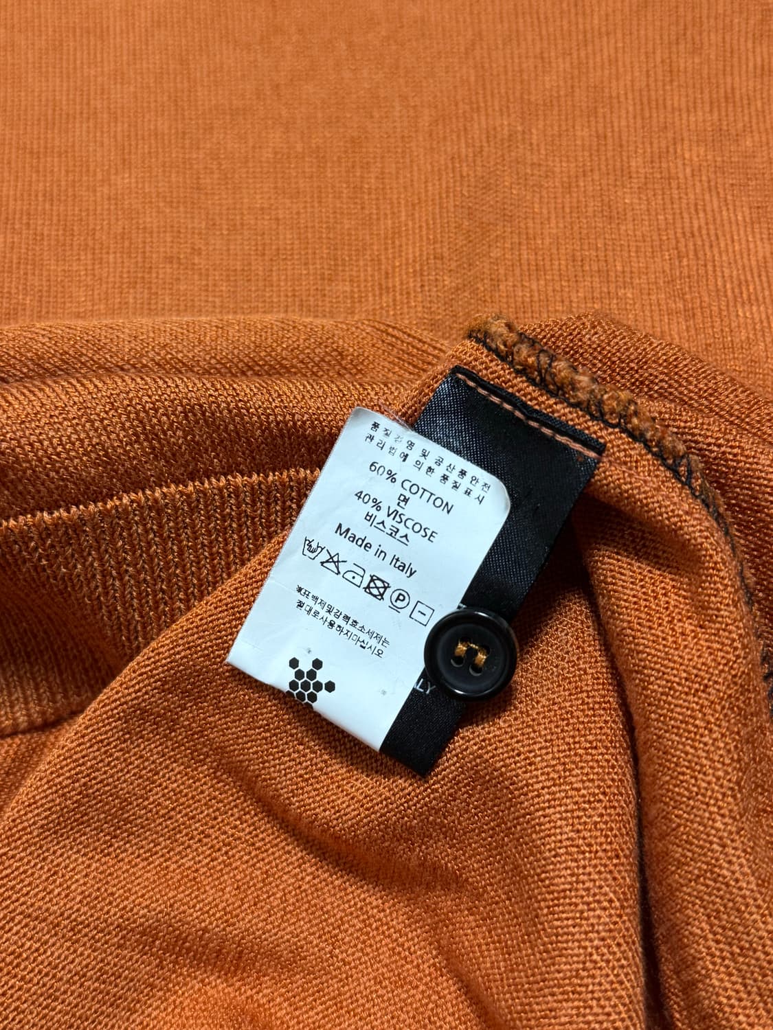 로베르토 콜리나 폴로 티셔츠 오렌지 50 상품이미지3