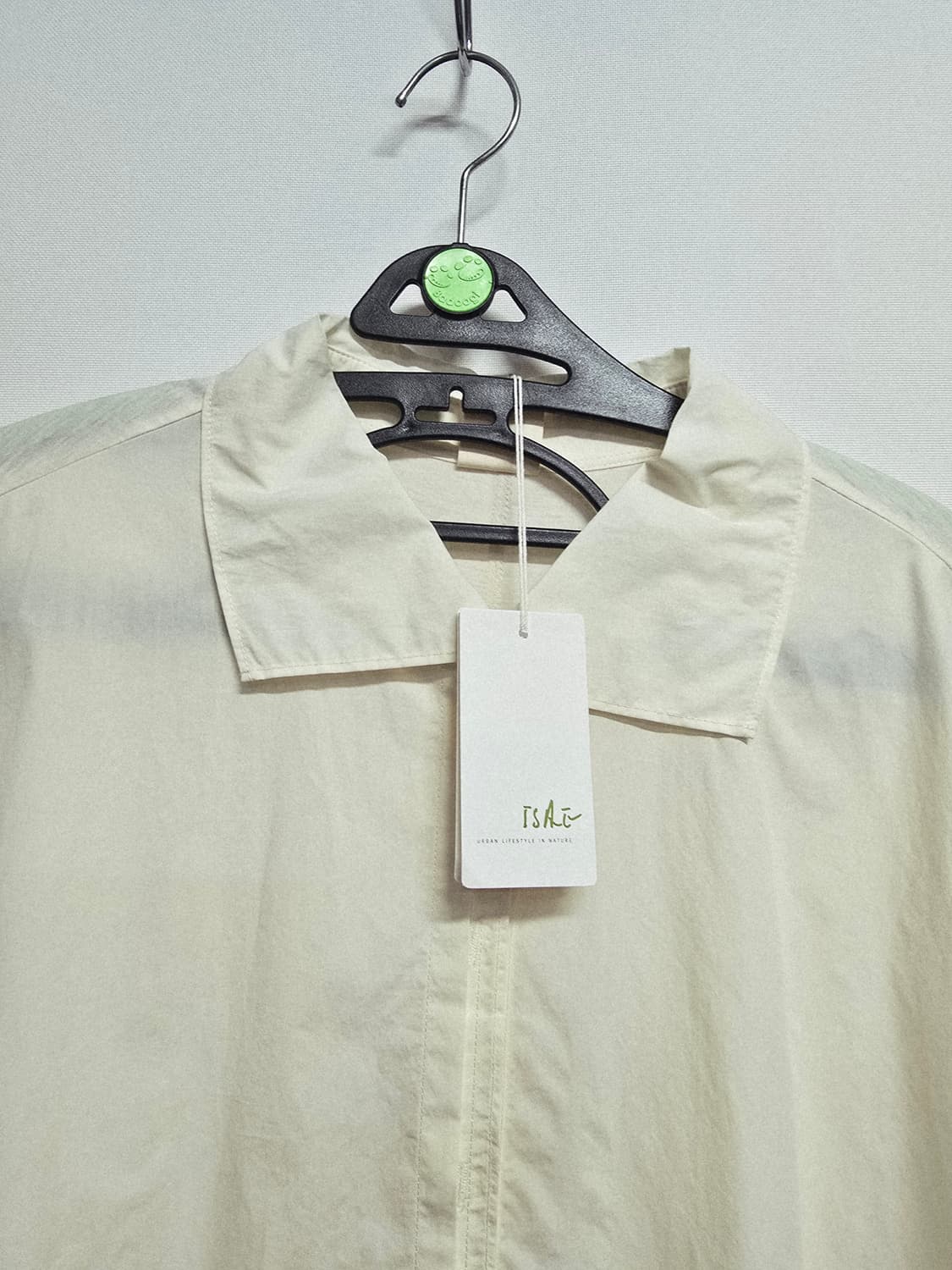 새상품 이새 코튼혼방 반팔 셔츠 블라우스 상품이미지2