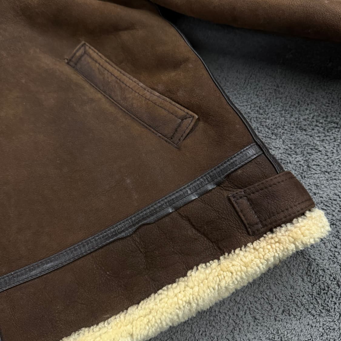 [ 100 ] 90s 빈티지 양가죽 무스탕 자켓 상품이미지8