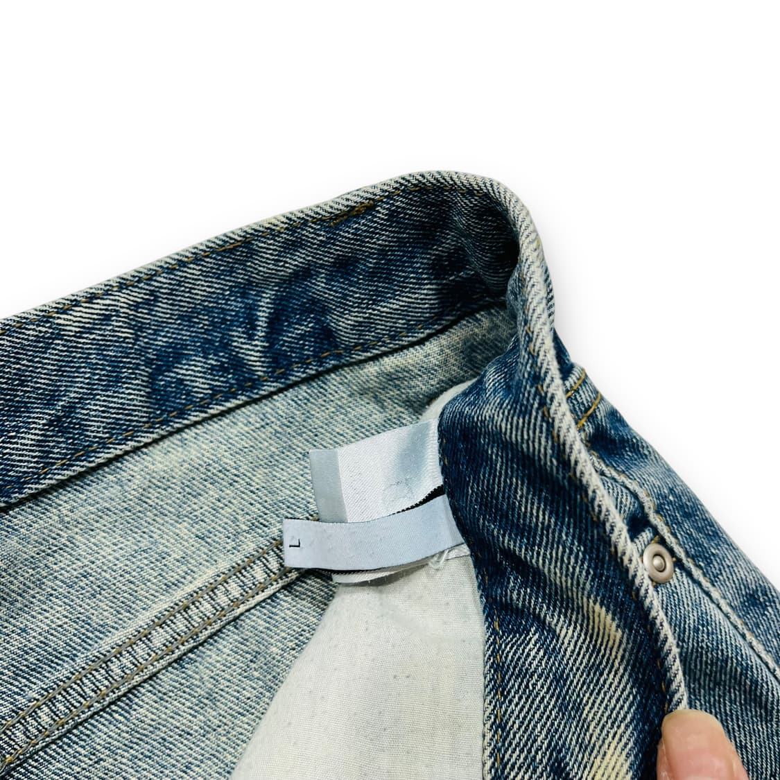 Signature Mid 브러쉬 워시드 데님 팬츠 상품이미지5