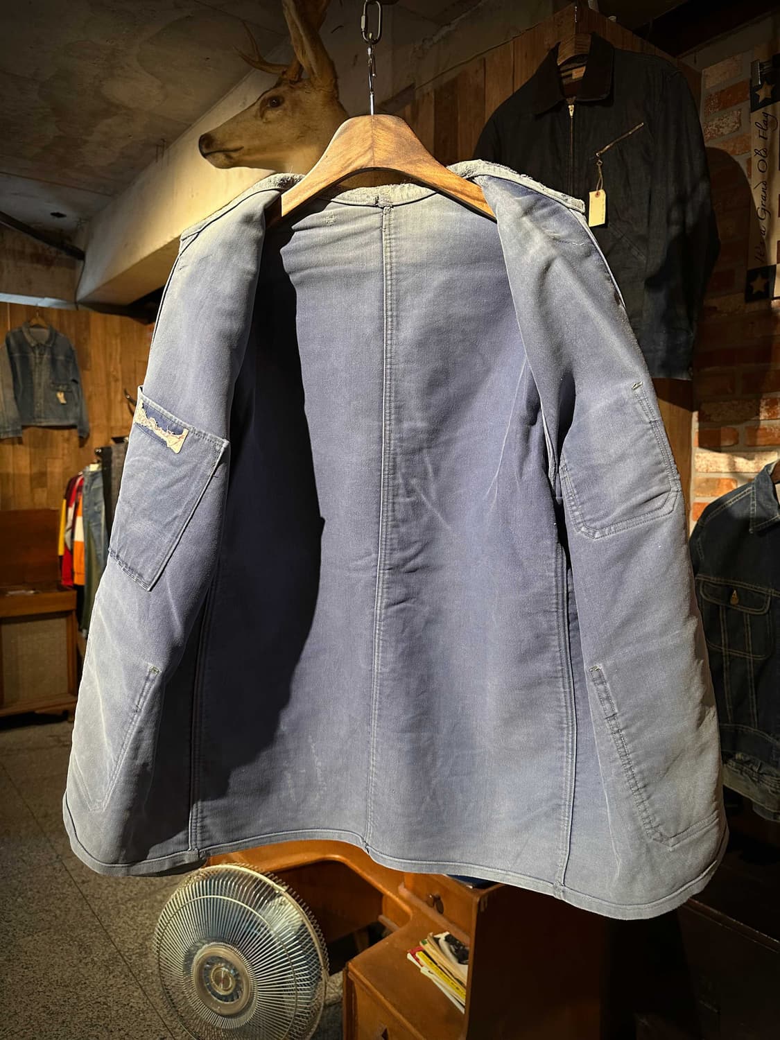 50s French Moleskin Work Jacket 상품이미지8