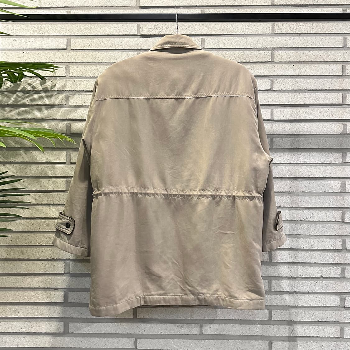 JPN VINTAGE 유틸리티 사파리 코트 보아안감 탈부착 디테일 베이지 상품이미지3