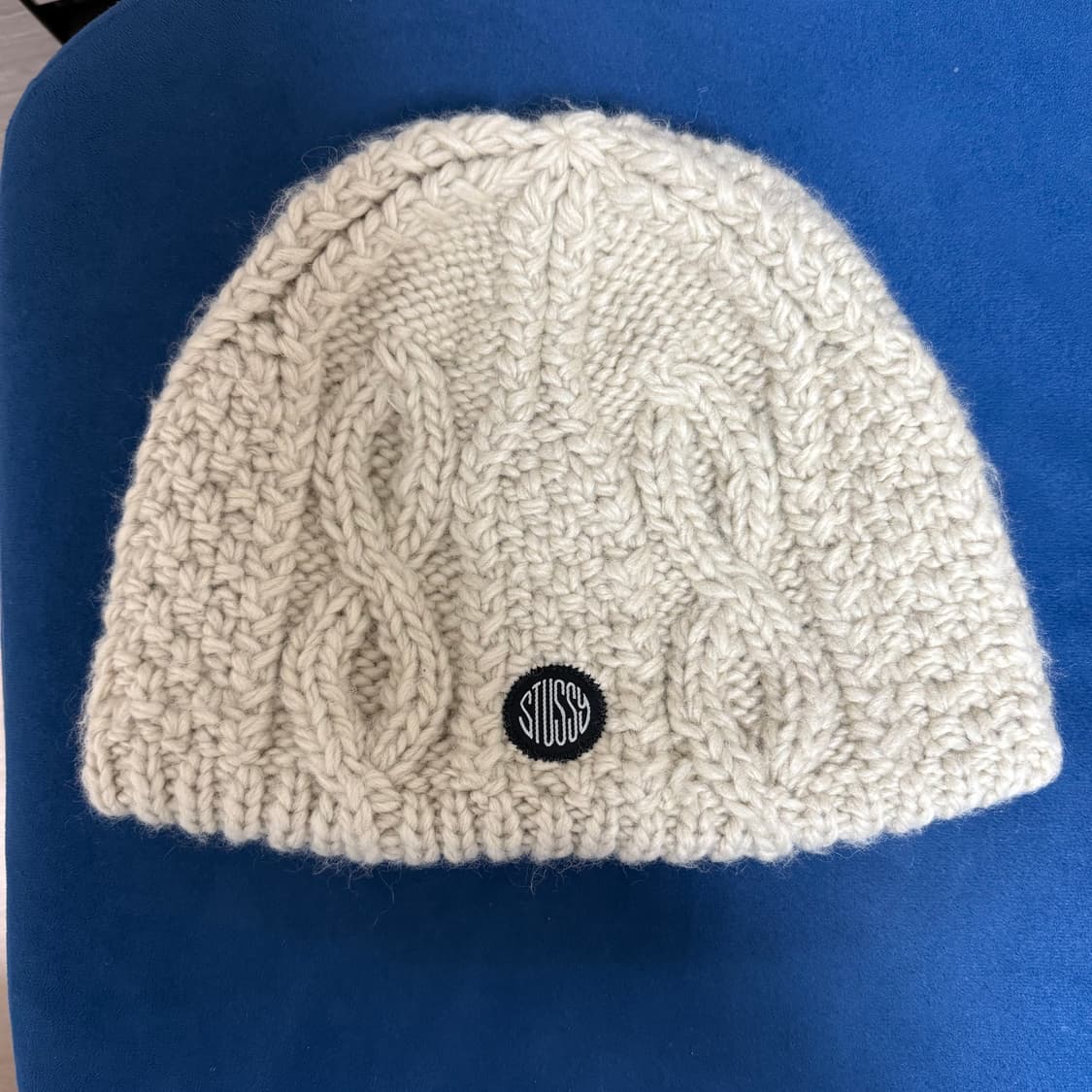 스투시 스컬캡 케이블 니트 내추럴 상품이미지2