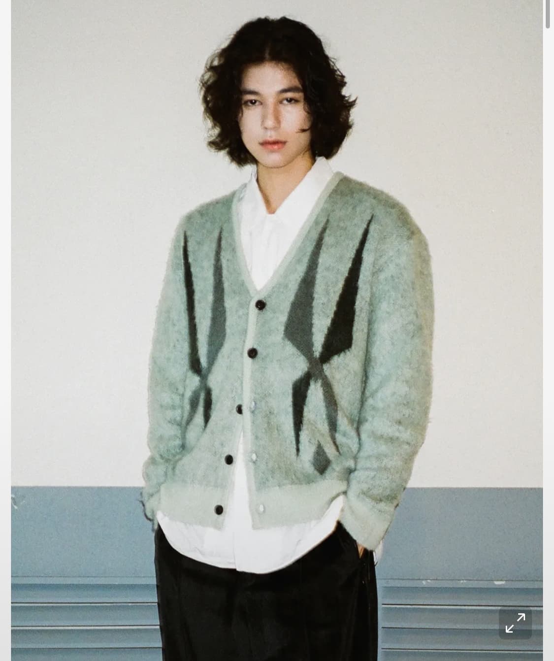 비슬로우 COMFY SWALLOW V NECK KNIT CARDIGAN  상품이미지1