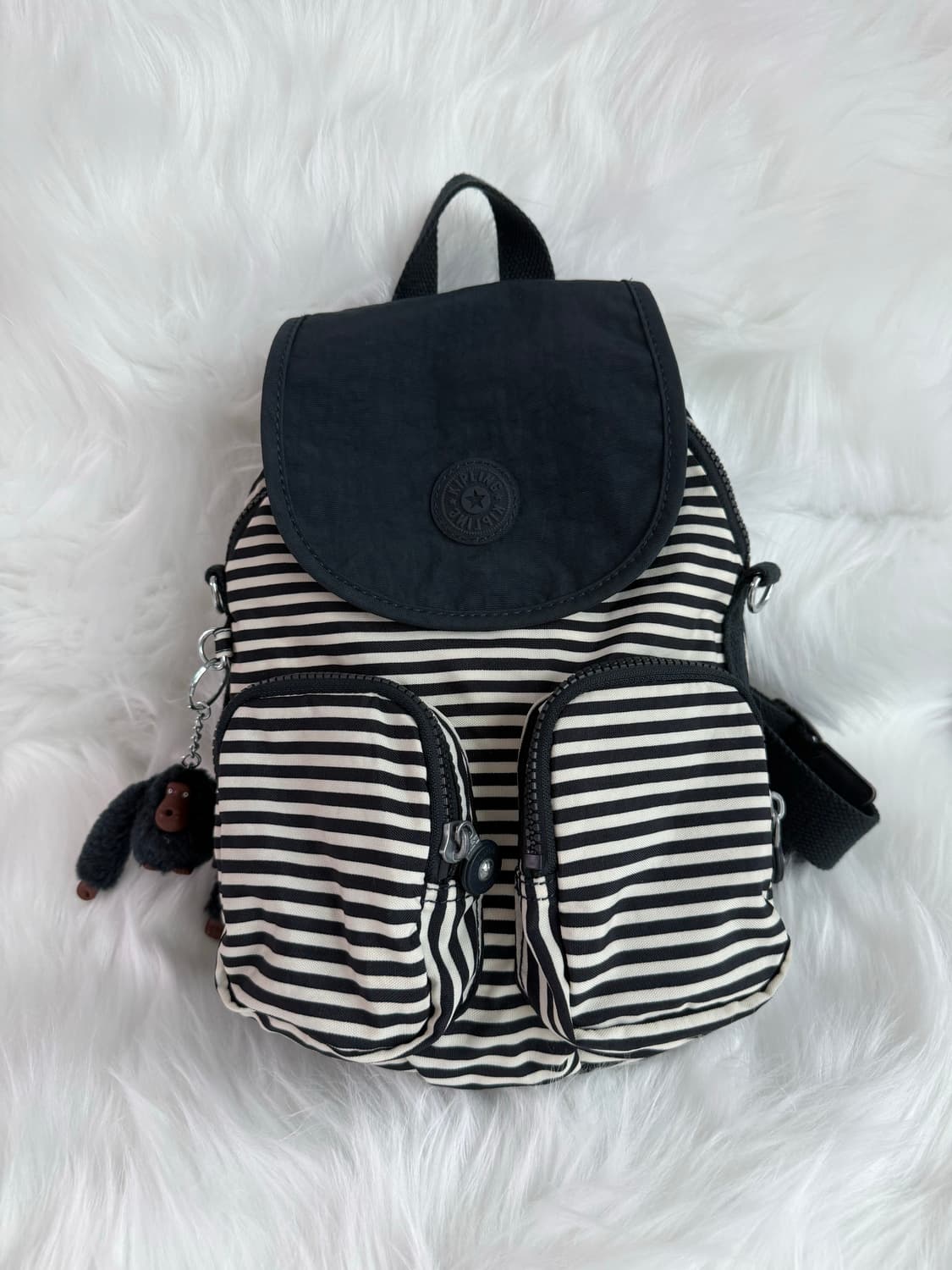 Kipling stripes mini bag (키플링 스트라이프 미니백) 상품이미지1