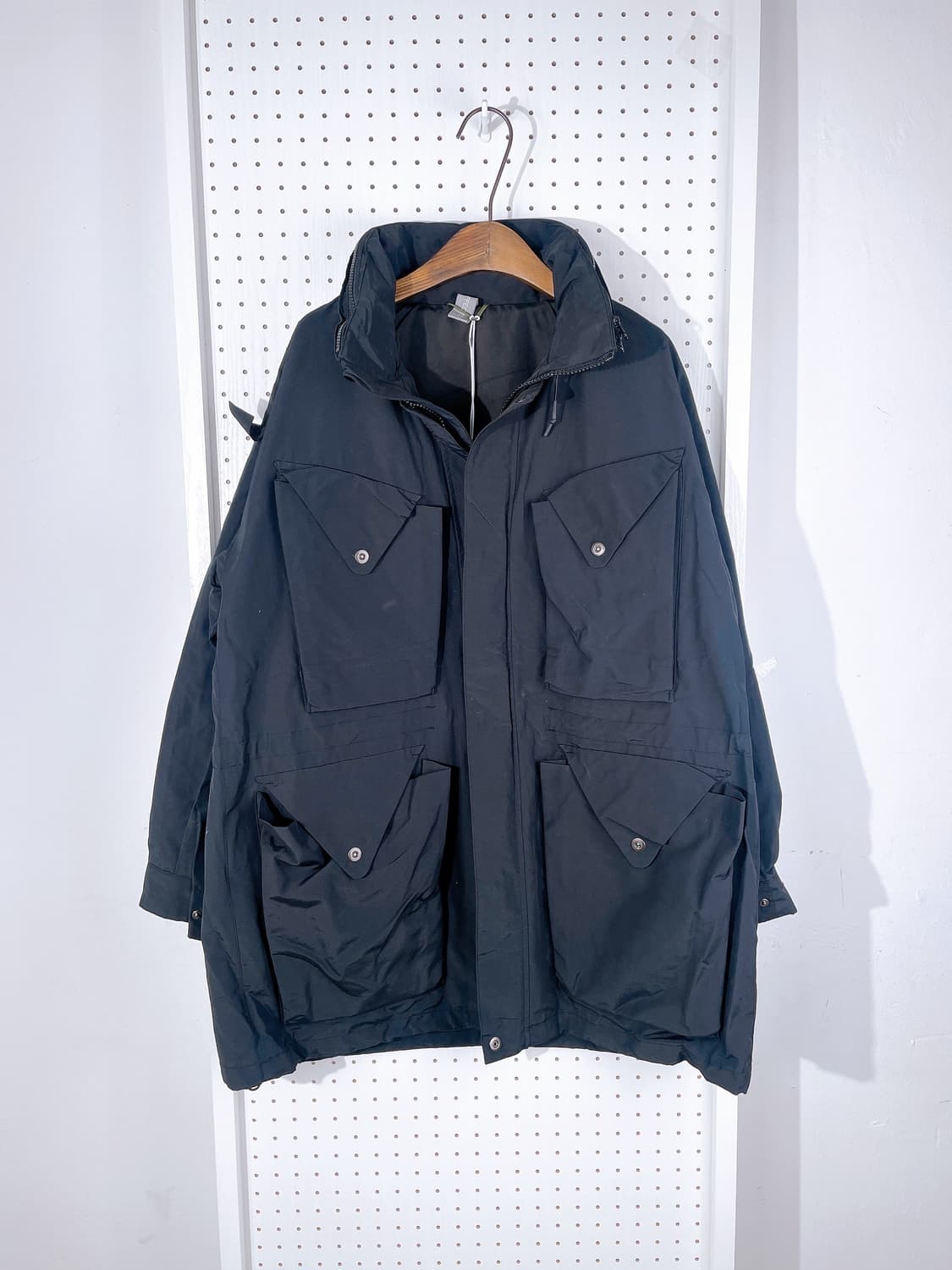 (정품/새상품) 언어펙티드 남성 블랙 익스트림 파카 상품이미지1