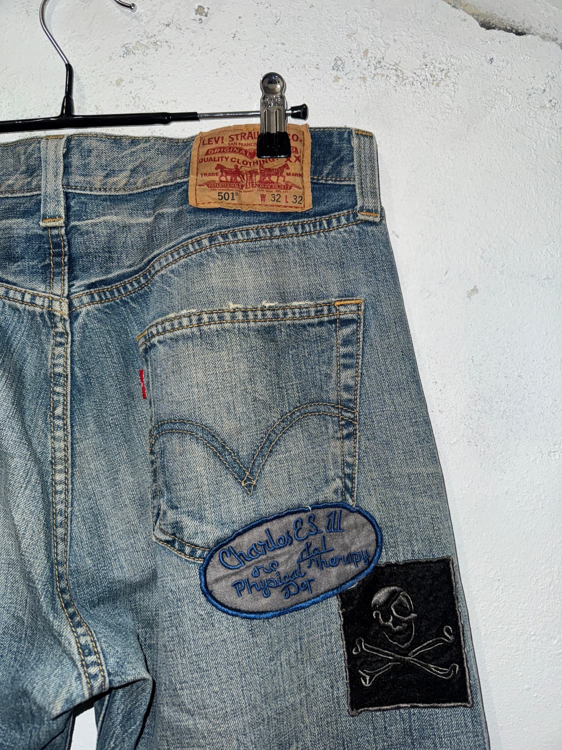 LEVIS 501 오리지널 패치 데님 팬츠 상품이미지8