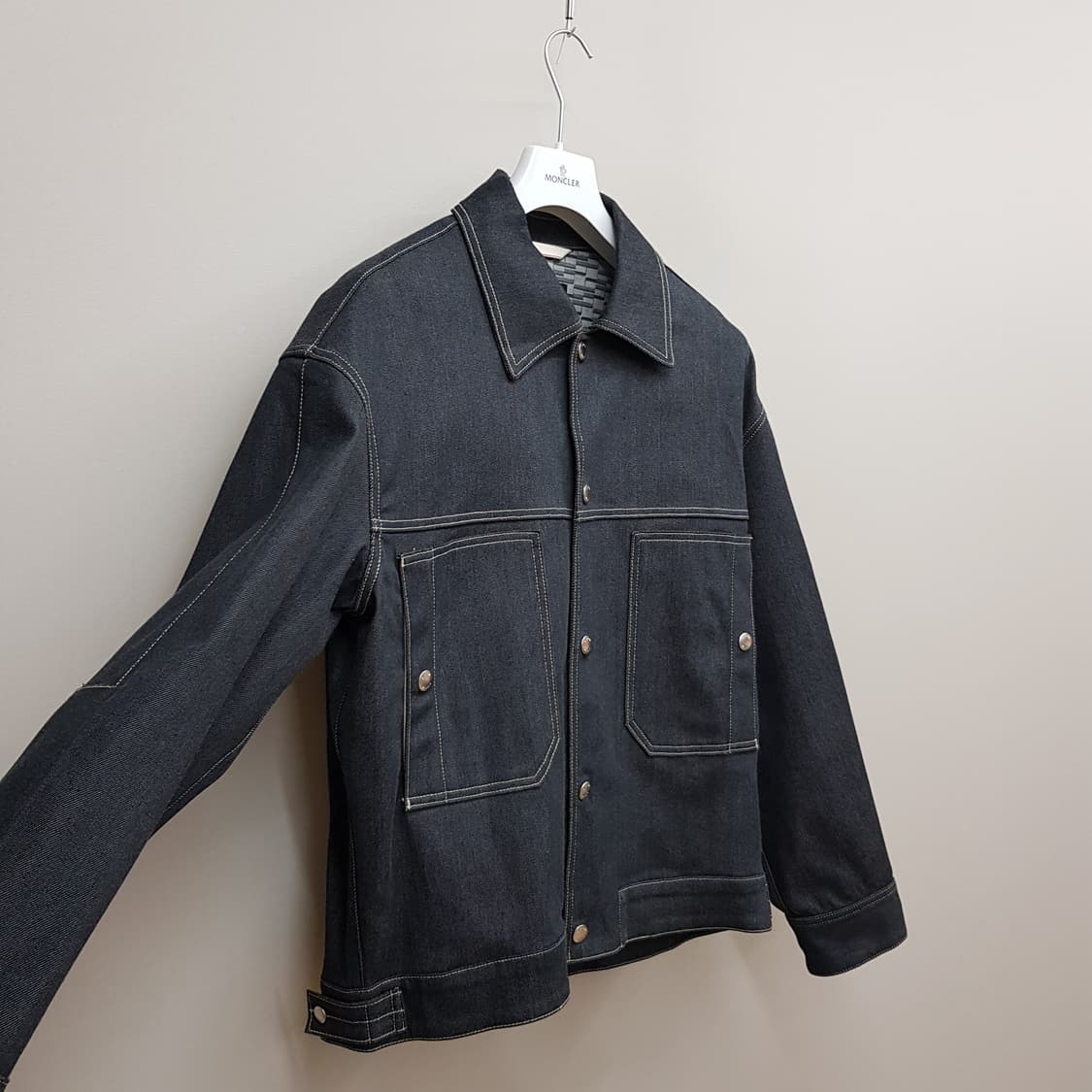 한섬 시스템옴므 2021 스티치 라인 데님 자켓 100사이즈 상품이미지3