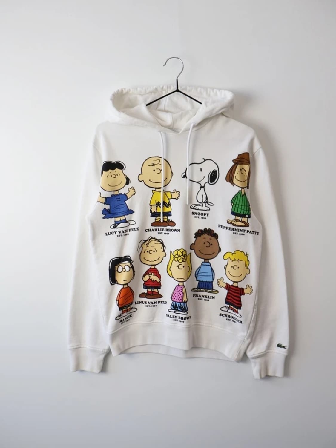 Lacoste x Peanuts White Hoodie 상품이미지4