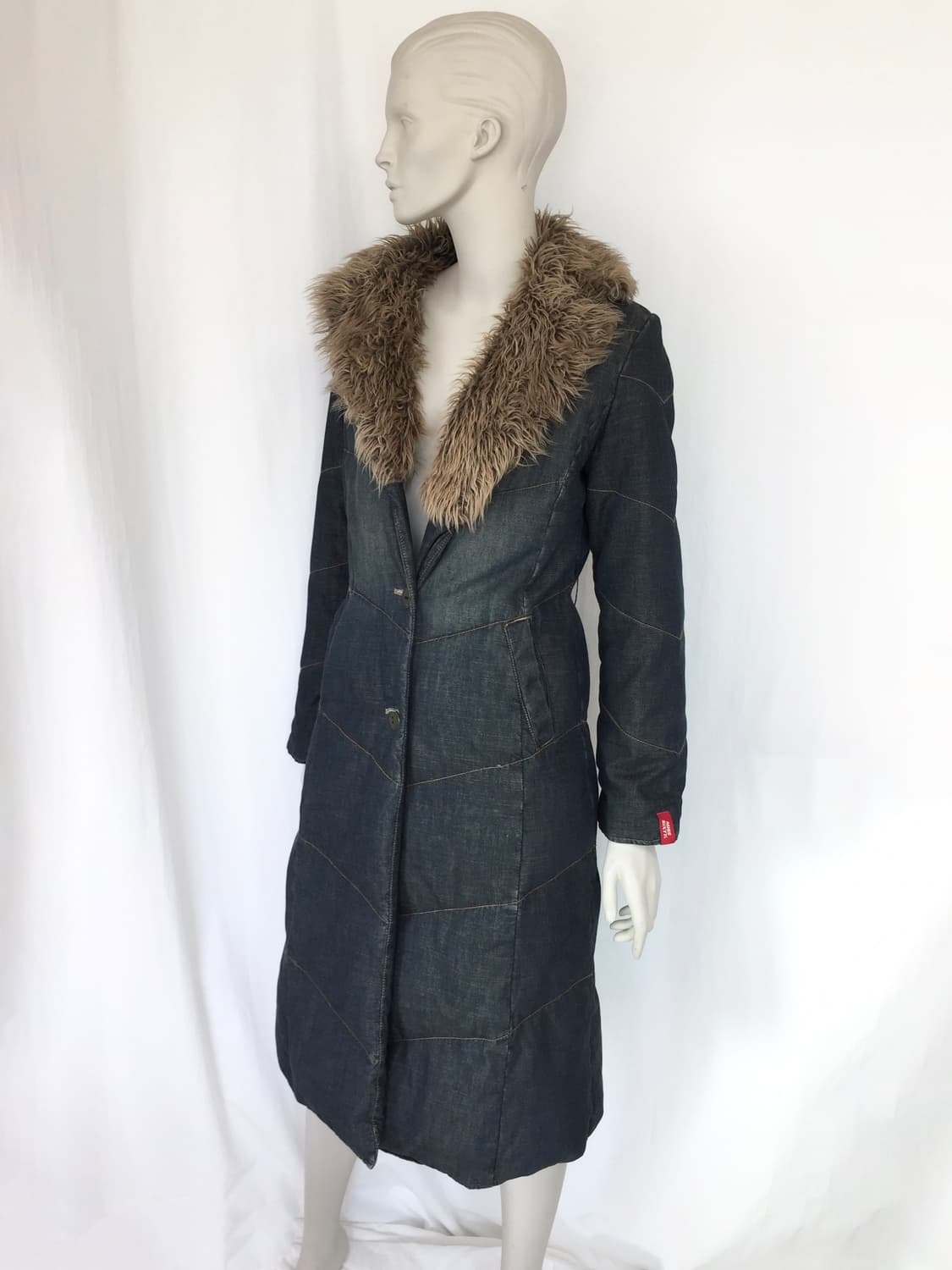 Miss-Sixty Denim padded long jacket 상품이미지1