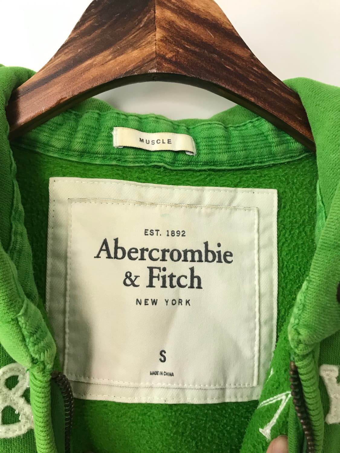 아베크롬비 y2k 와투케 그린 후드집업 상품이미지6