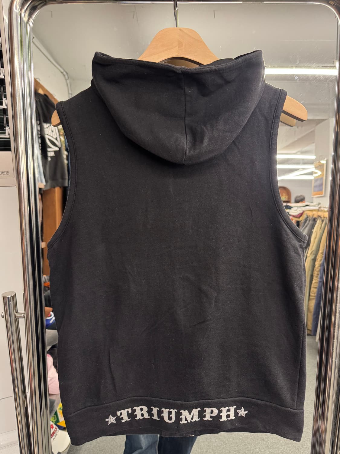 RUSS.K 빈티지 Y2K 후드 베스트 상품이미지5