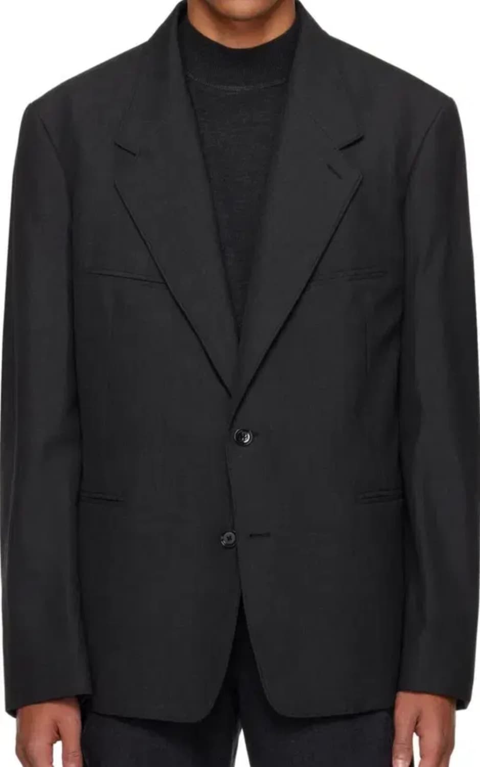 25ss 르메르 테일러드 싱글 브레스티드 자켓 캐비어 상품이미지1