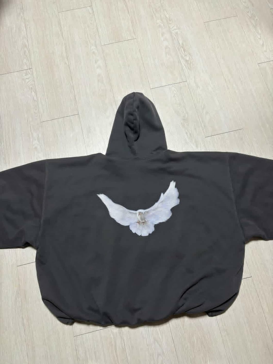 이지 갭 엔지니어드 바이 발렌시아가 도브 후드 블랙  상품이미지3