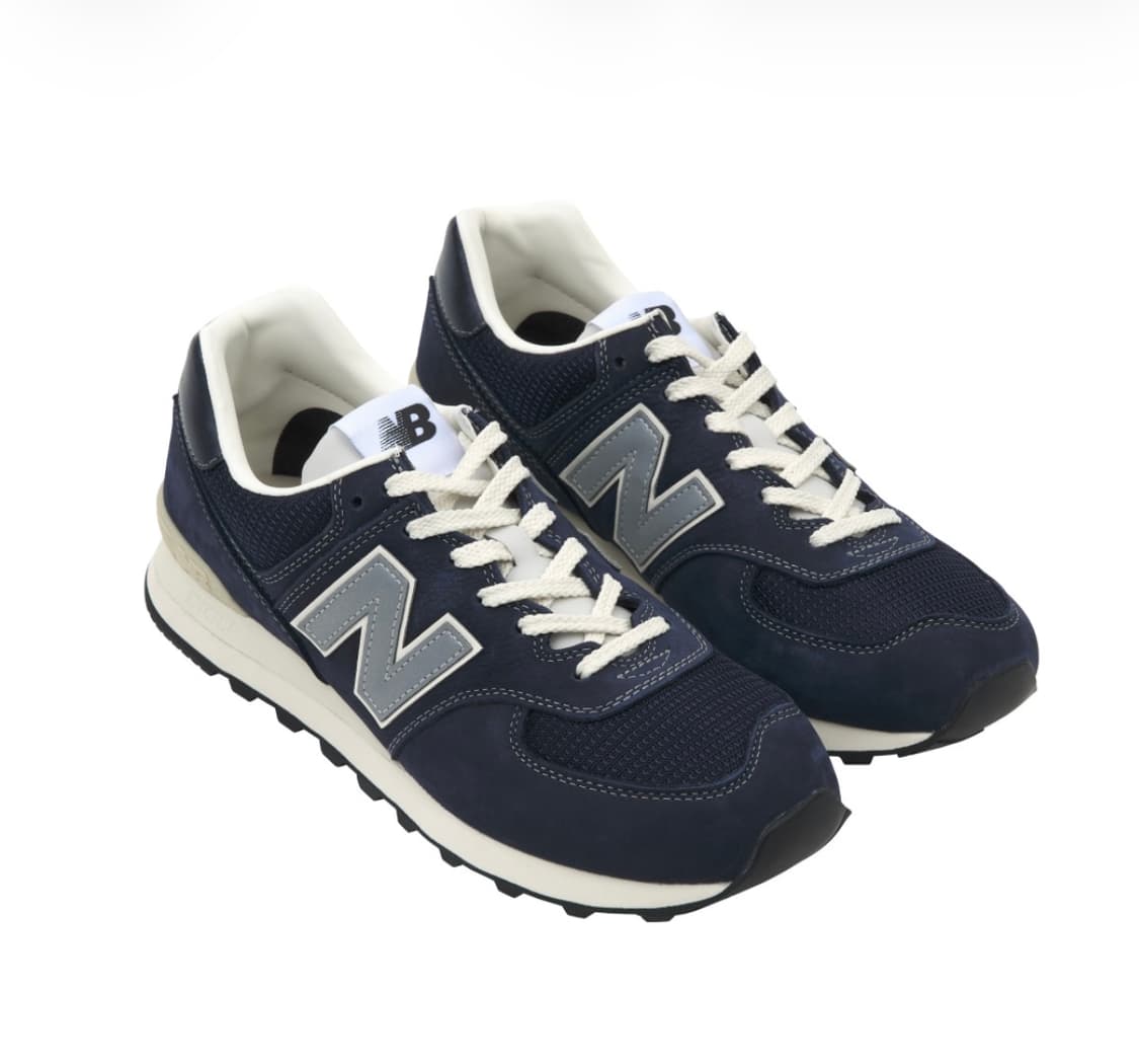 뉴발란스x포터리 574 프리미엄 하드 네이비 상품이미지1