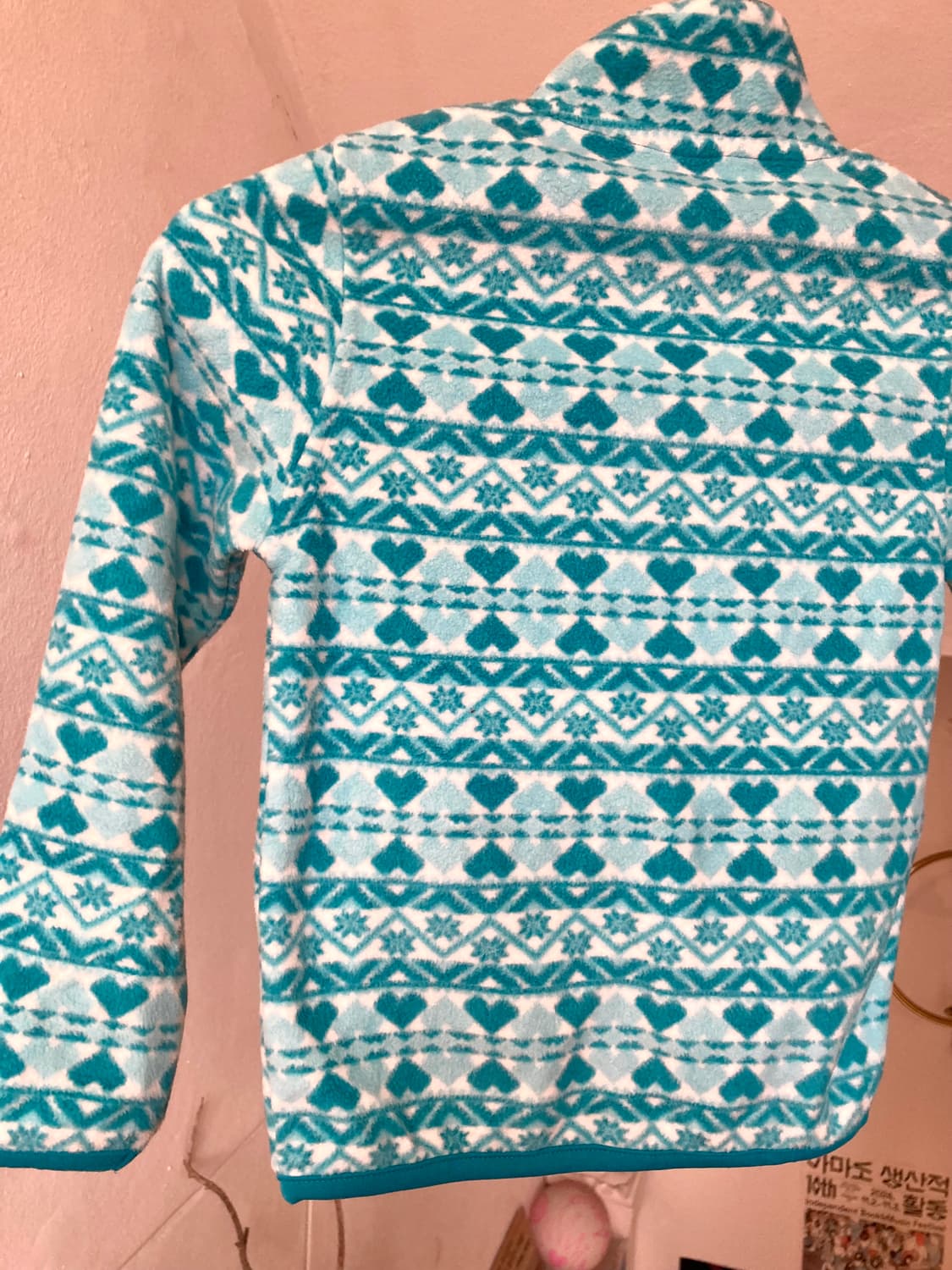 *KIDS* 스카이블루 노르딕 후리스 집업 상품이미지6