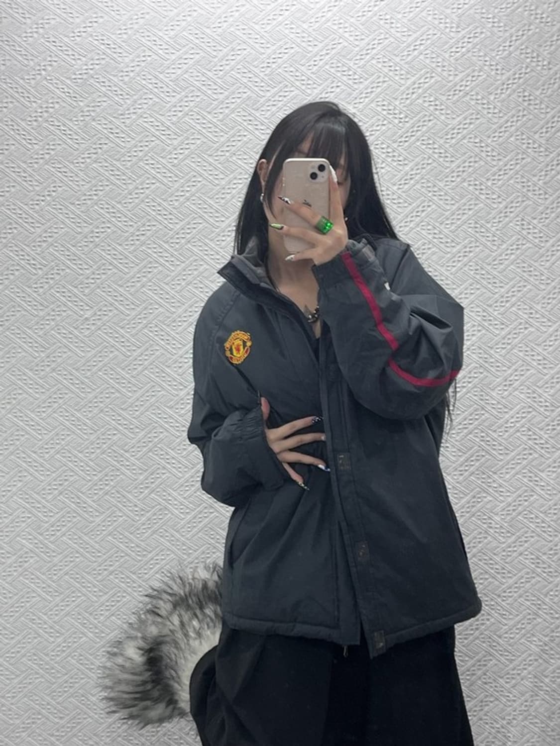 나이키 맨유 미드필드 올드스쿨 바람막이 자켓 M C08606 상품이미지2