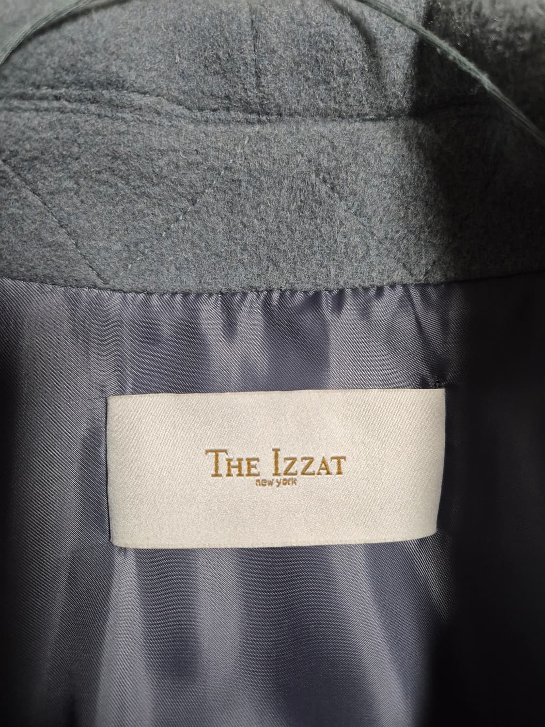 THE IZZAT 캐시미어 혼방 하프코트 상품이미지8