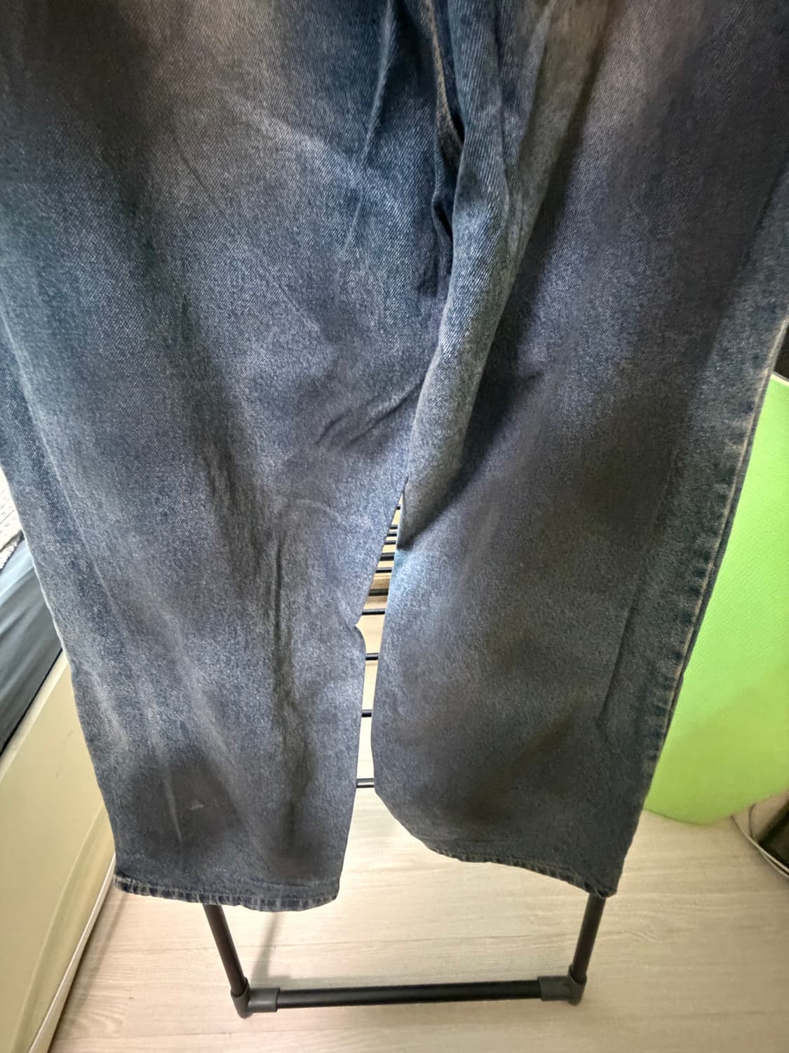 더티오일 데님 와이드 팬츠/35인치 상품이미지7