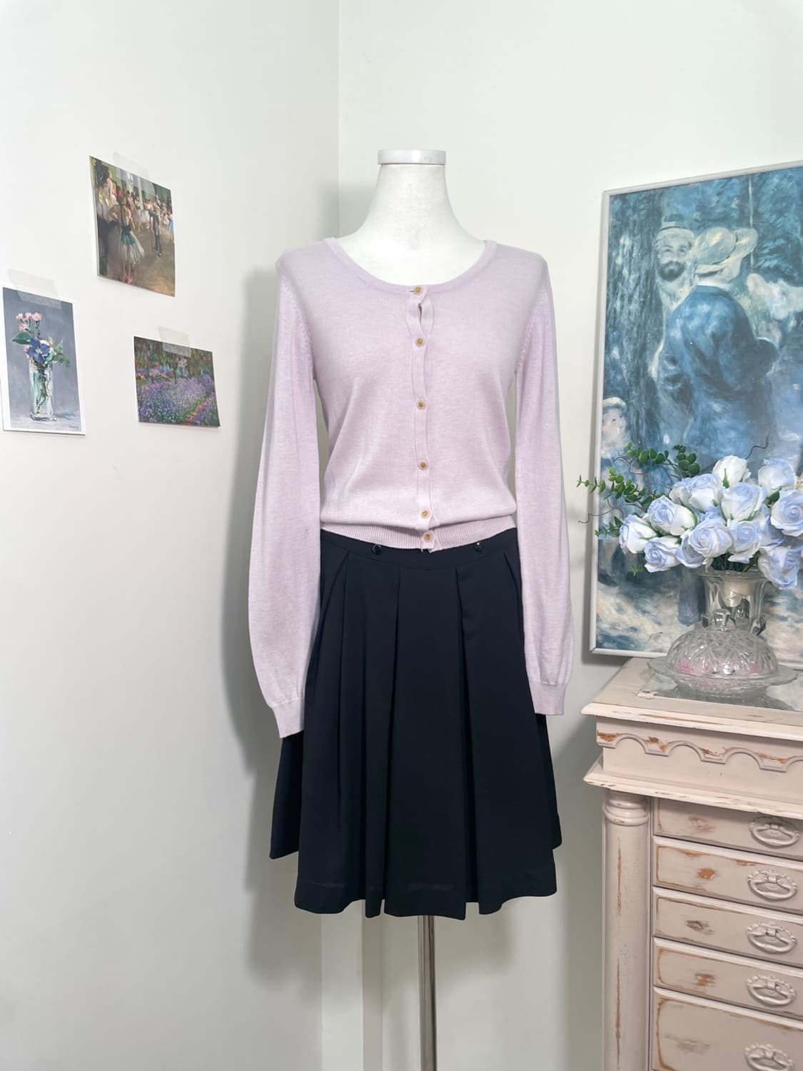 INGNI lavender basic-fit cardigan 상품이미지2