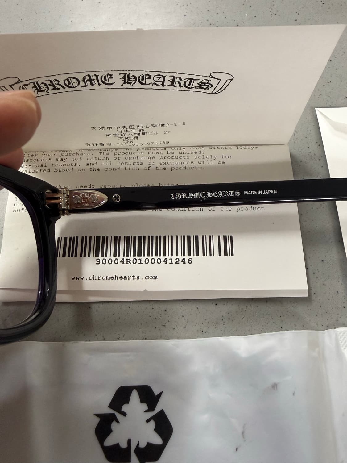 [52] 크롬하츠 스모크쇼-A 블랙 / 실버 25년 신상품 풀구성 상품이미지7