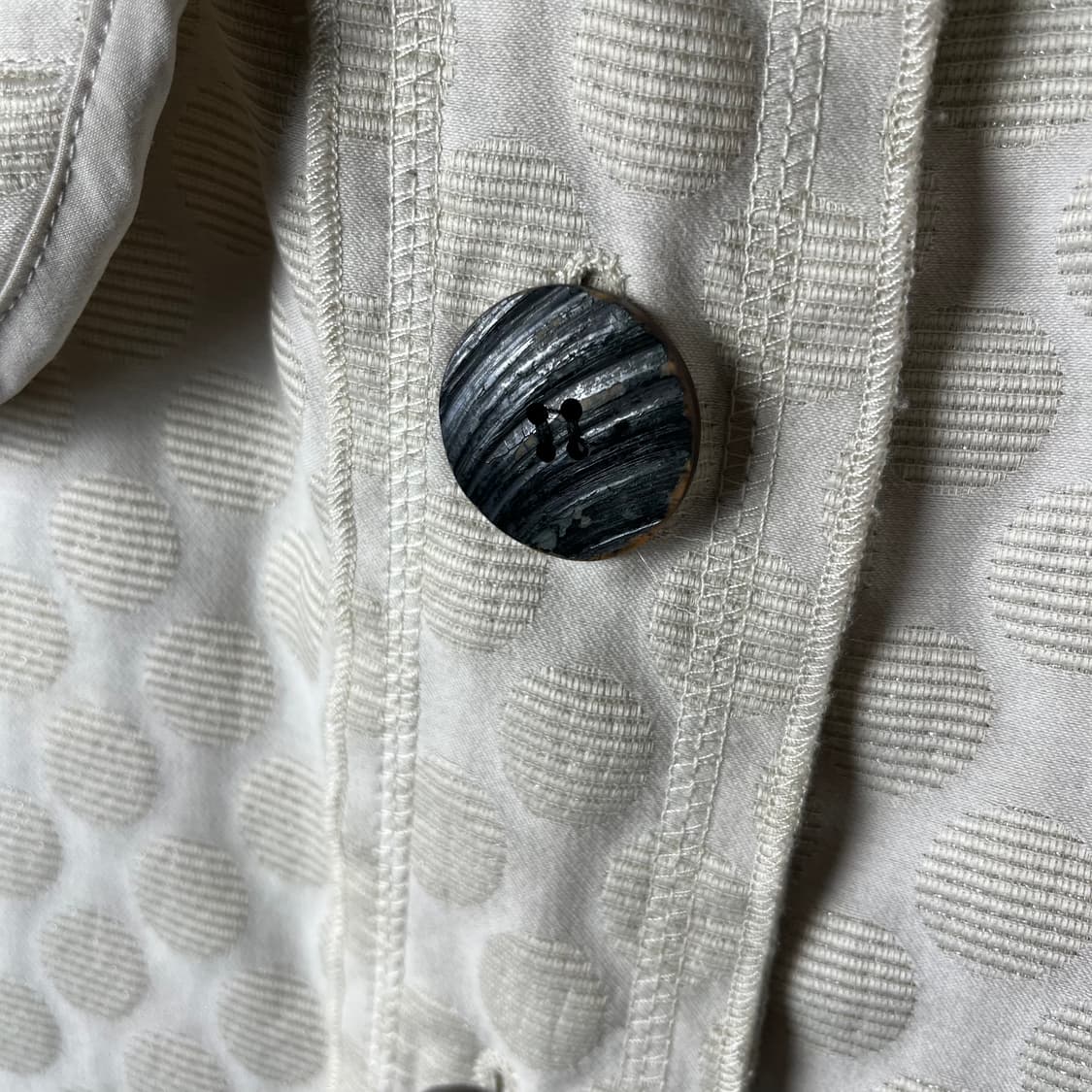 [JPN] 재팬 빈티지 도트 트렌치코트 상품이미지5