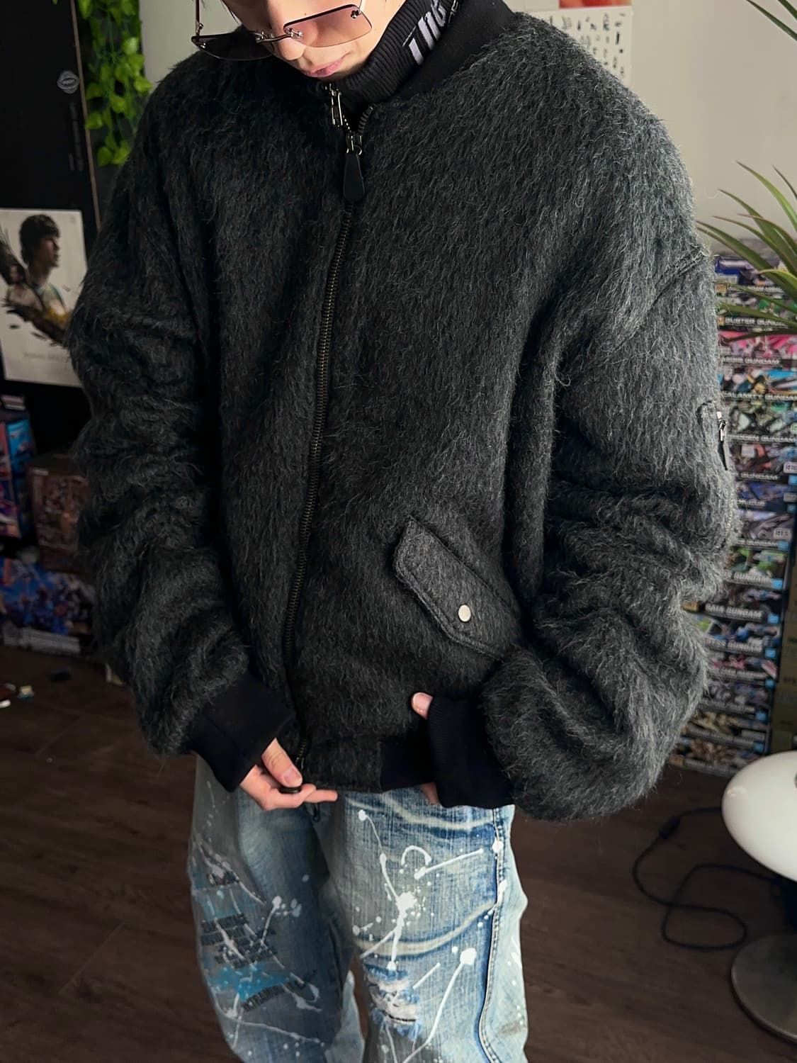 Dominans Stravan 알파카 울 오버 봄버 상품이미지1