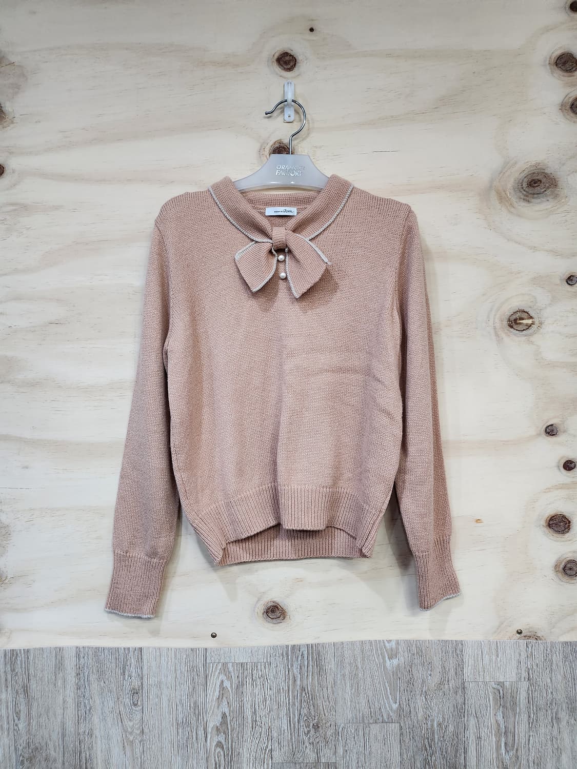 465) 로엠 리본포인트 니트 상품이미지1