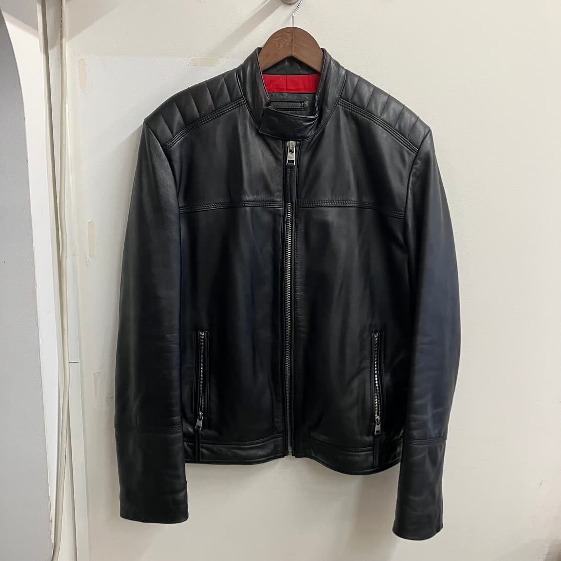 N185 ck 캘빈클라인 가죽자켓 상품이미지1