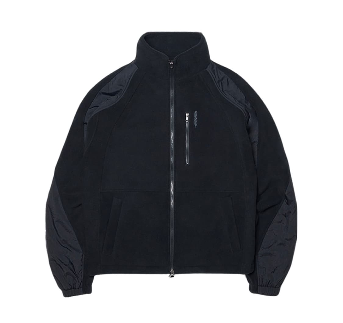 노매뉴얼 T.S 플리스 자켓 블랙 M사이즈 상품이미지1