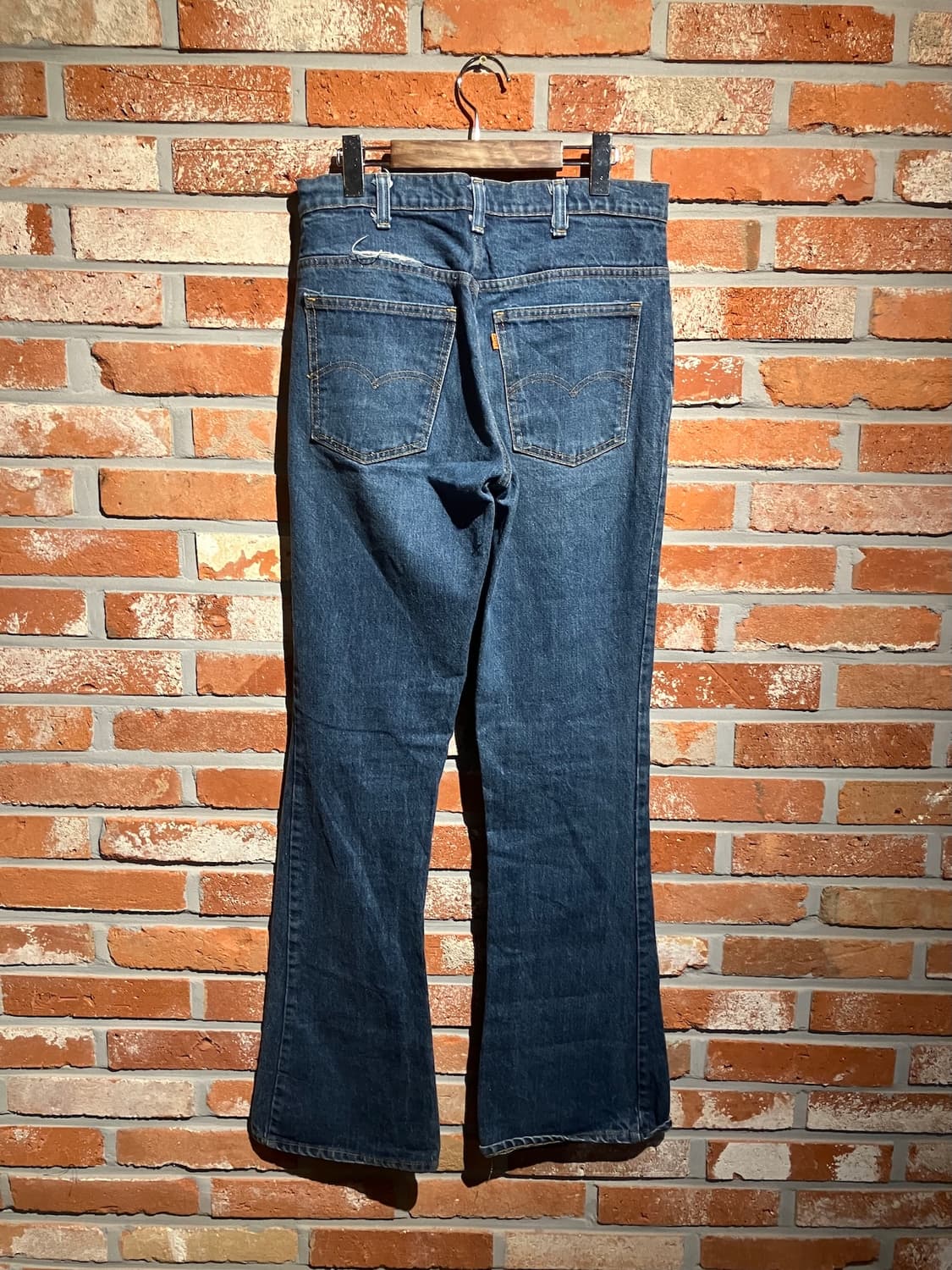 80s USA 빈티지 리바이스 646 벨바텀 데님 팬츠 상품이미지5