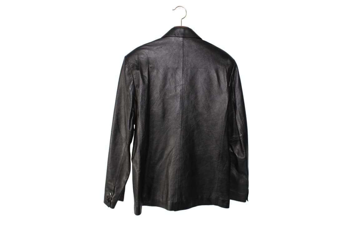 2000s 램스킨 레더 블레이저 자켓  상품이미지5