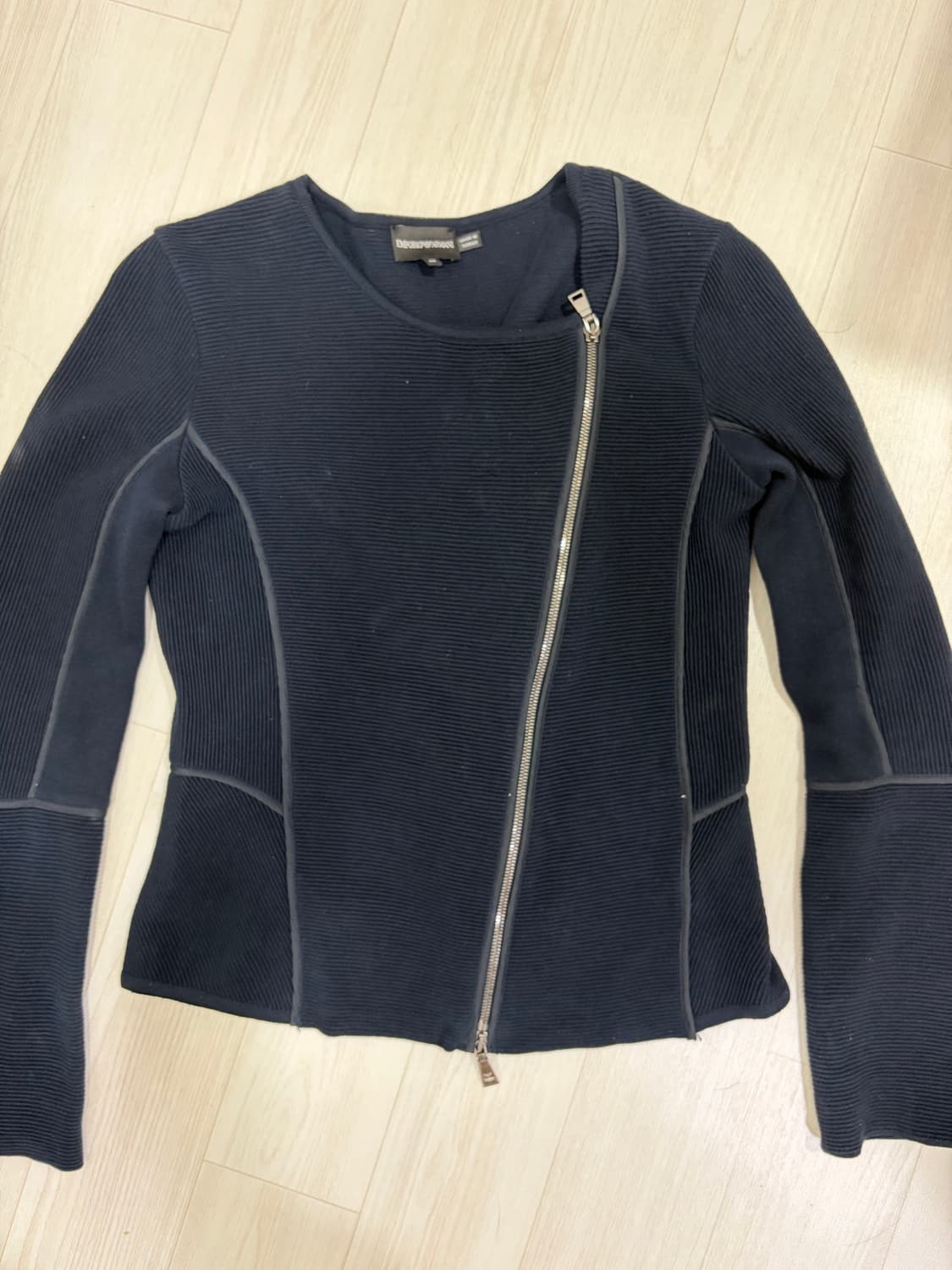 Emporio Armani Knit Biker Jacket 상품이미지2