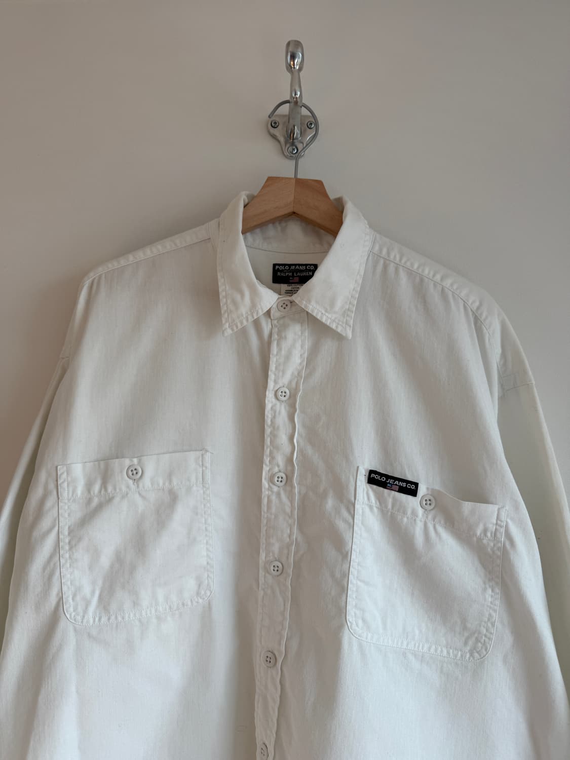 폴로진스(POLO JEANS) 오버 워크 셔츠 상품이미지3