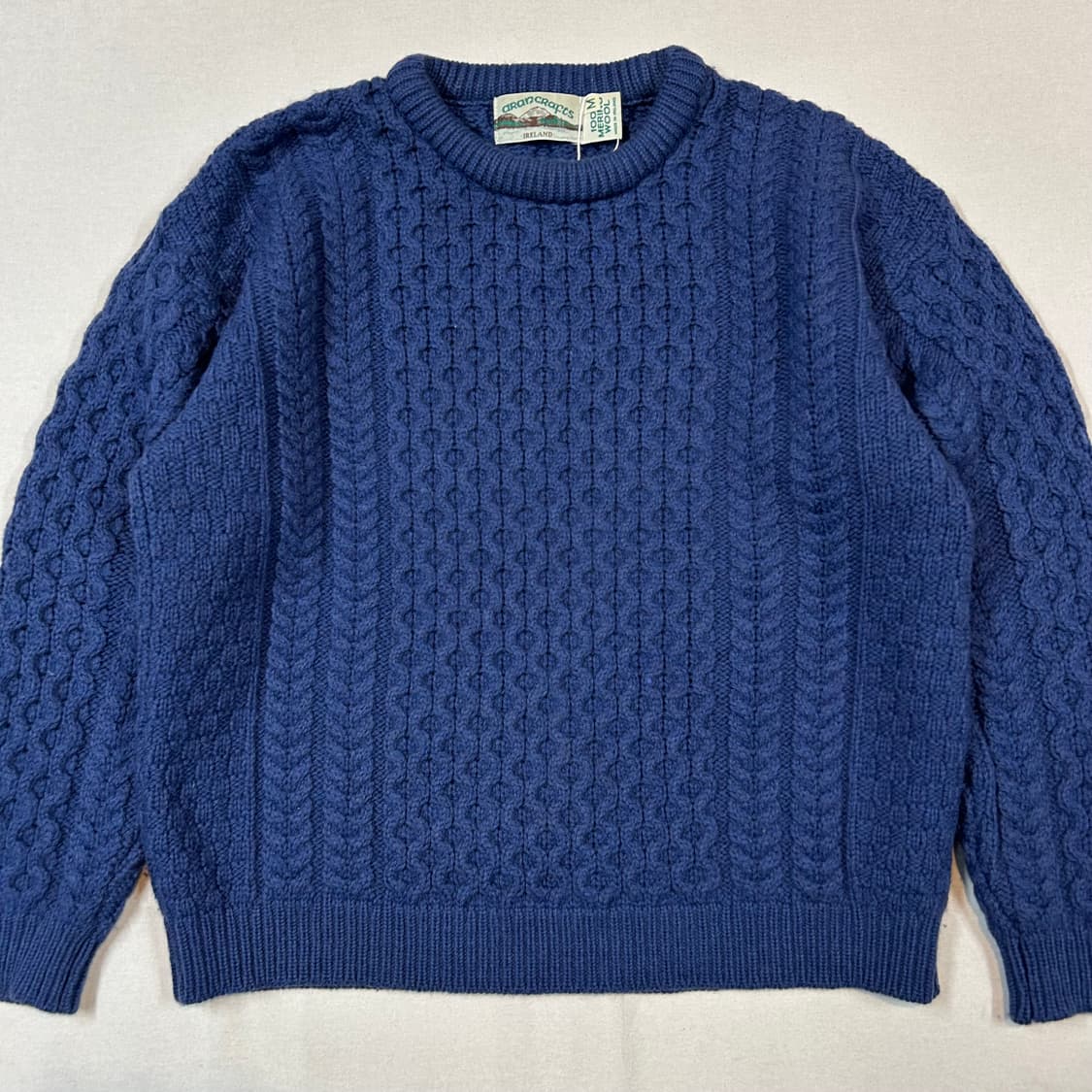 M) Aran Crafts 아란크래프트 피셔맨 울 니트 스웨터 상품이미지2