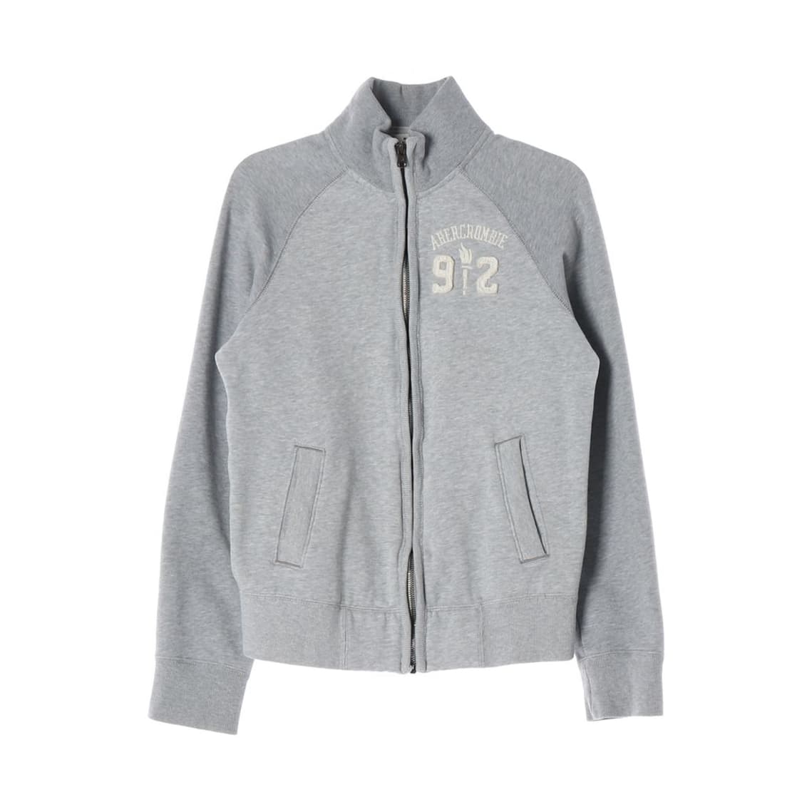 아베크롬비 92 로고 그레이 집업 자켓 XL 상품이미지1