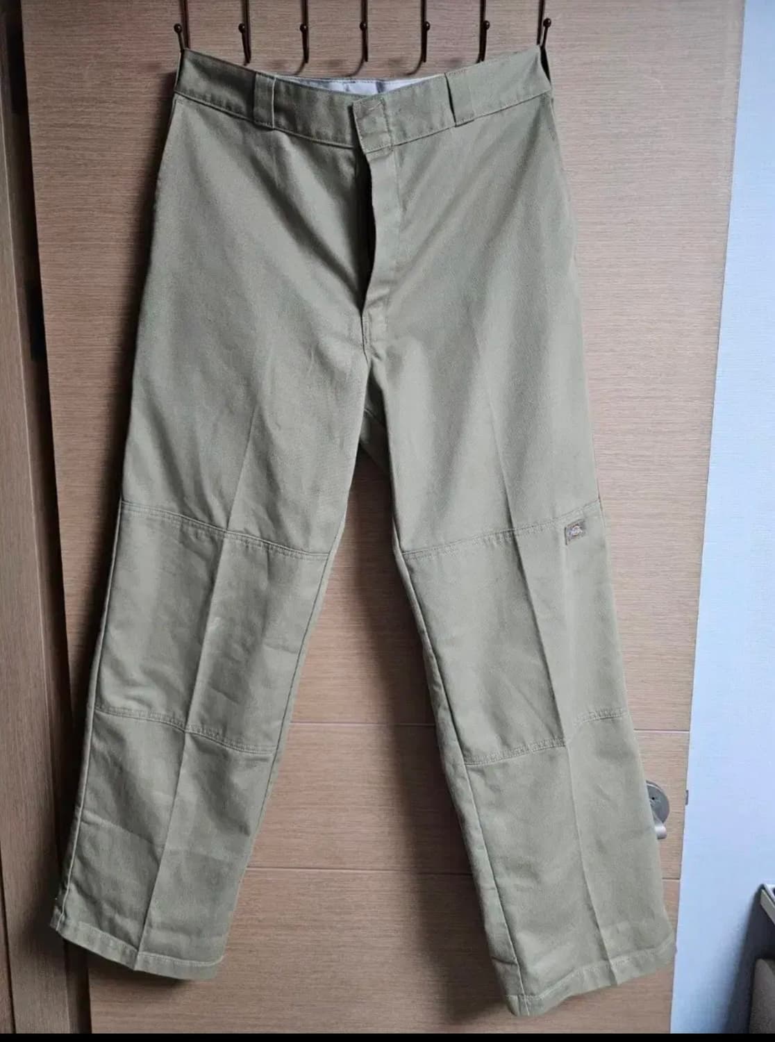 디키즈 더블니 베이지 카키 팬츠 상품이미지1