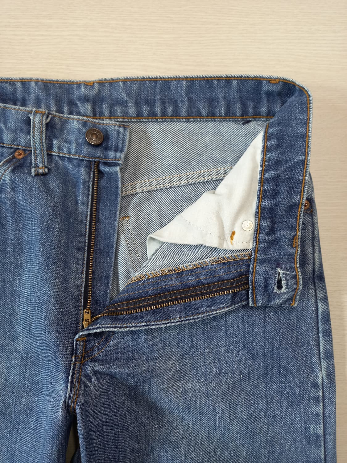 32 70's 리바이스40618 USA 오렌지탭 일자진 32-802 상품이미지7