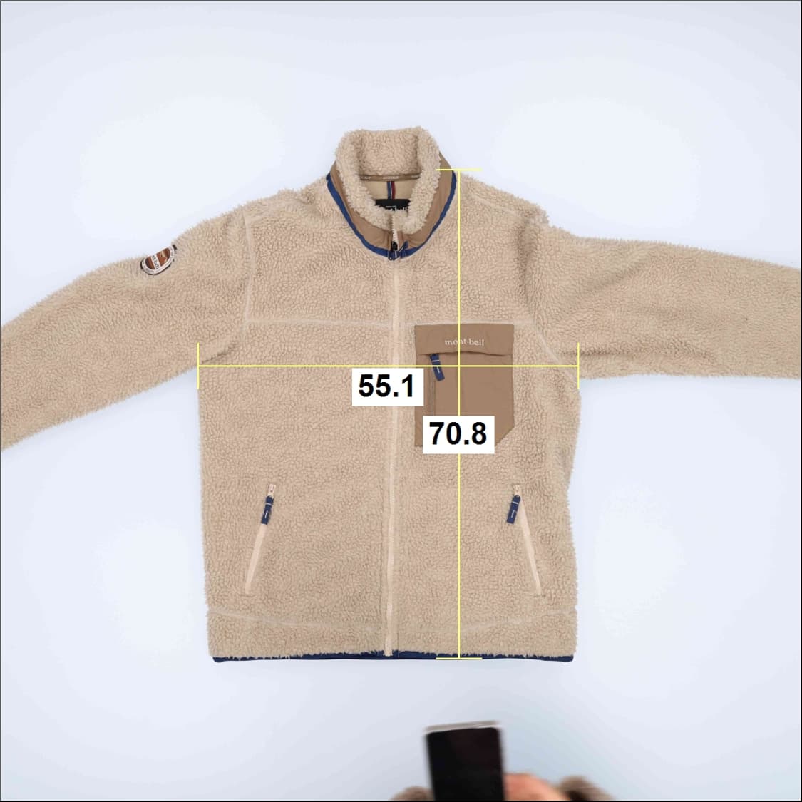 [100] 몽벨 후리스 플리스 집업 저지 자켓 0115J 상품이미지7
