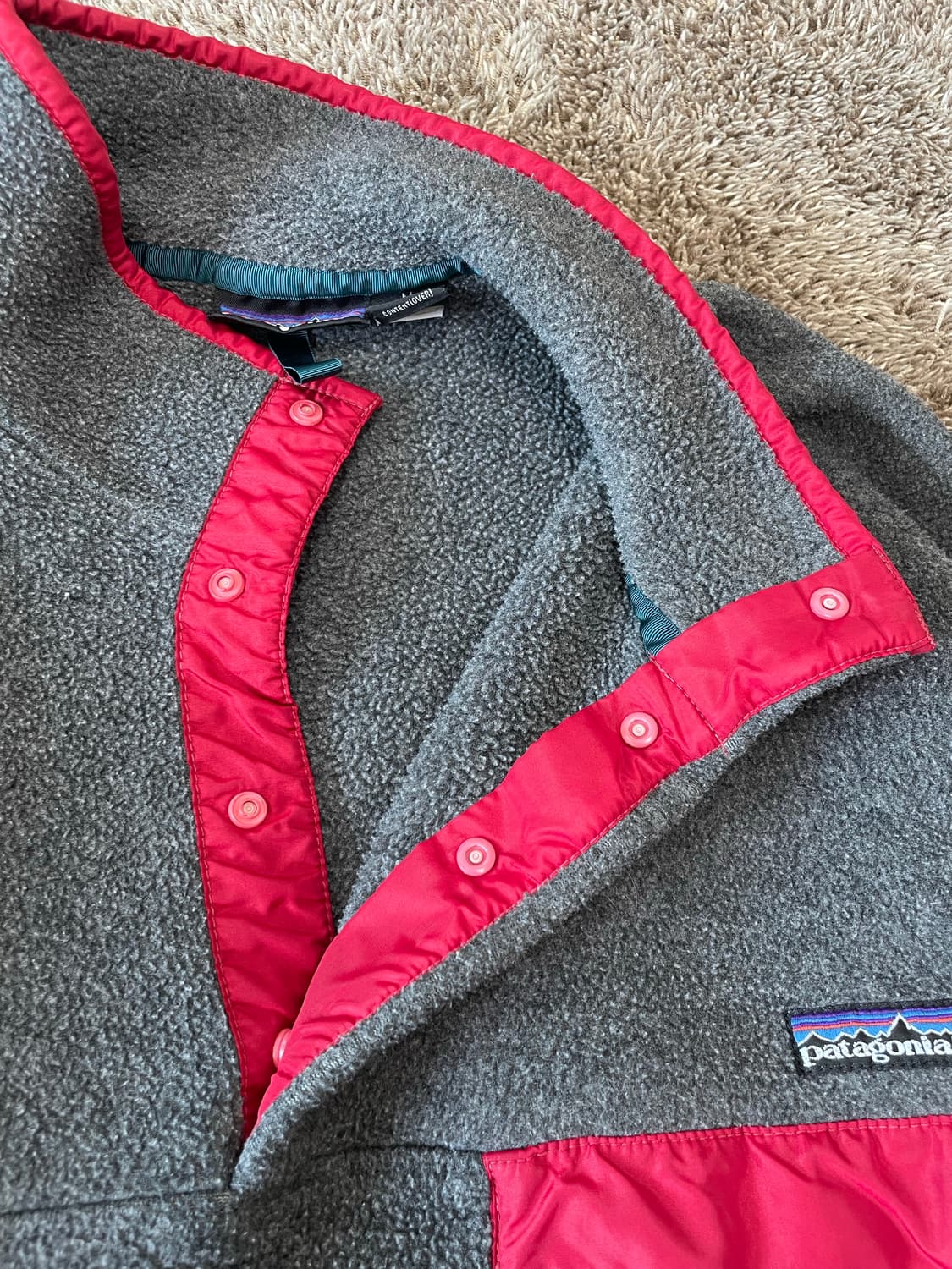 90s Patagonia synchilla 빈티지 신칠라 네이비 상품이미지3