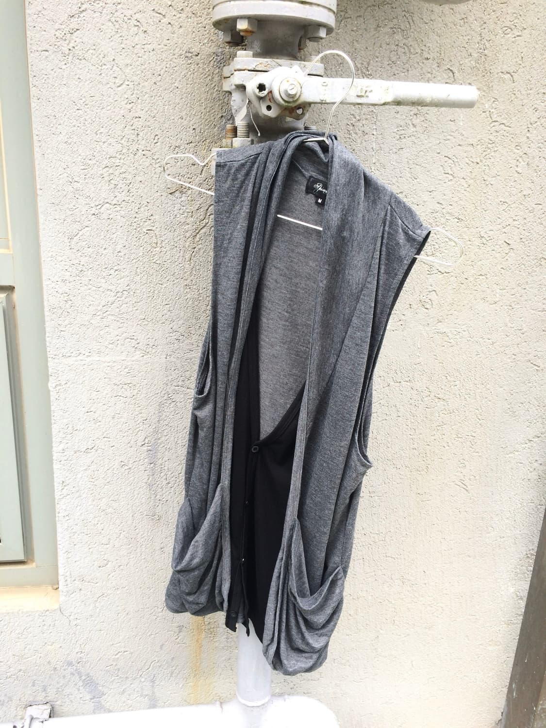Layered Drape Vest  상품이미지1