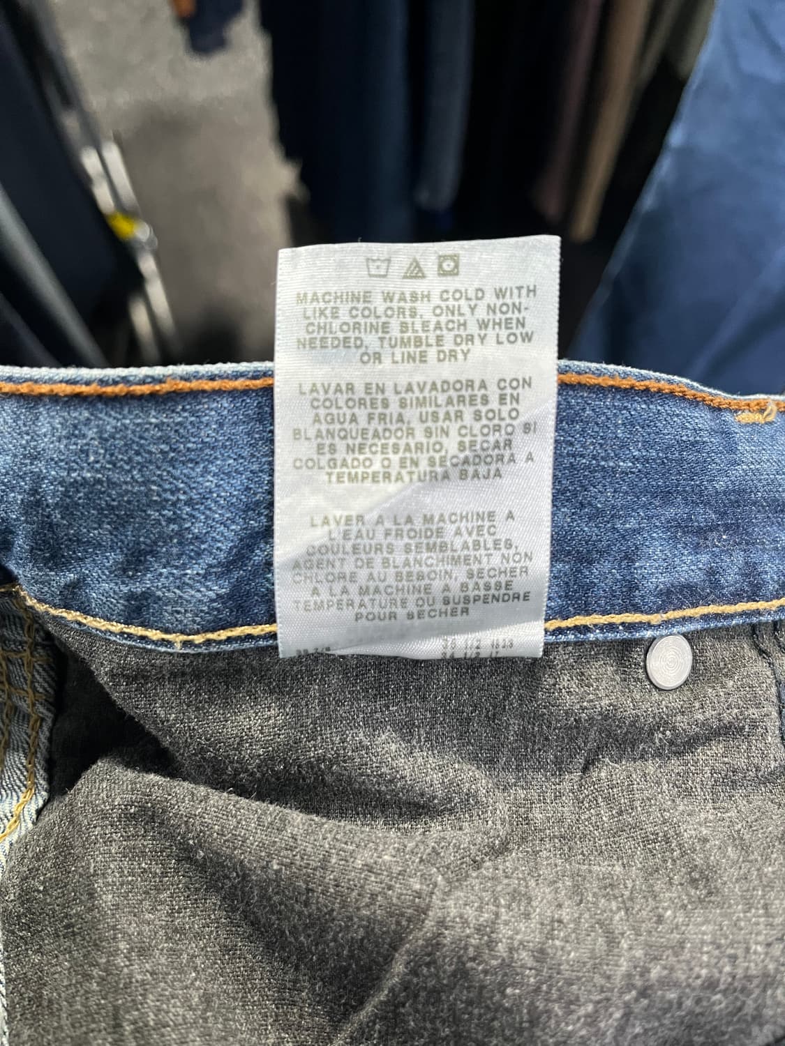 랭글러 데님팬츠 36x34사이즈 36사이즈 상품이미지4