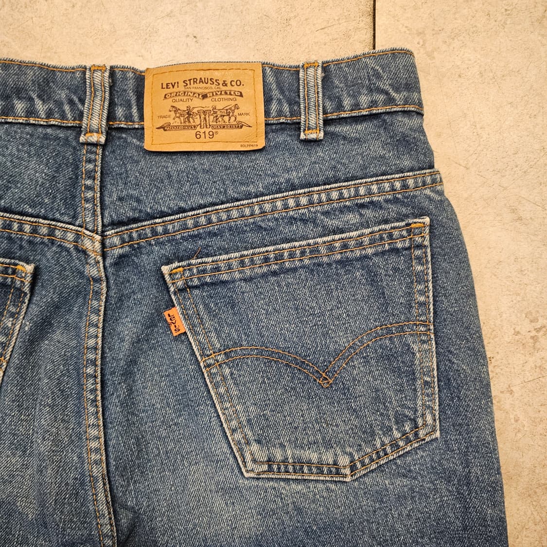 리바이스 619  80s 오랜지탭 청바지 팬츠 상품이미지2