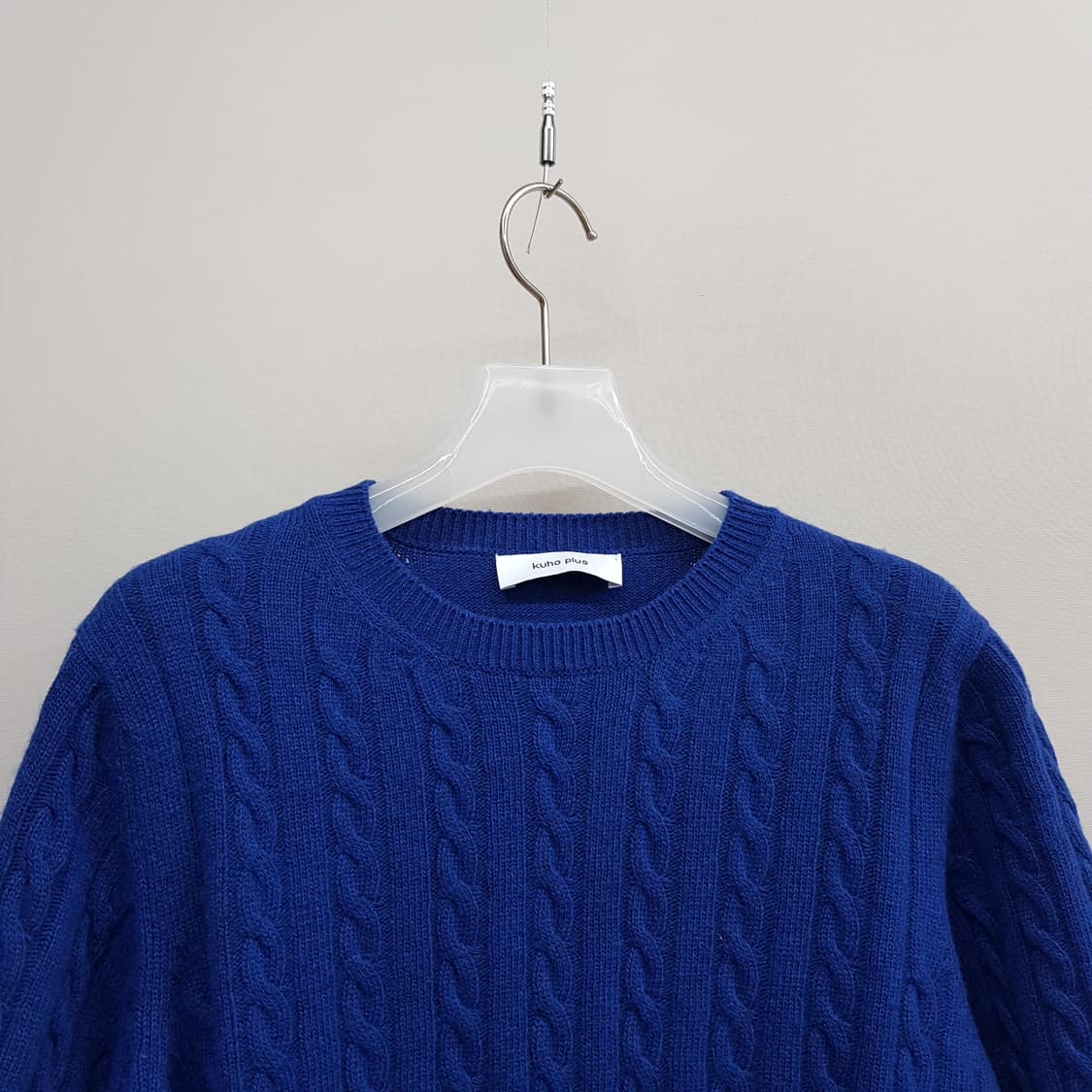 구호플러스 2022 하프슬리브 꽈배기 니트 2사이즈 상품이미지2