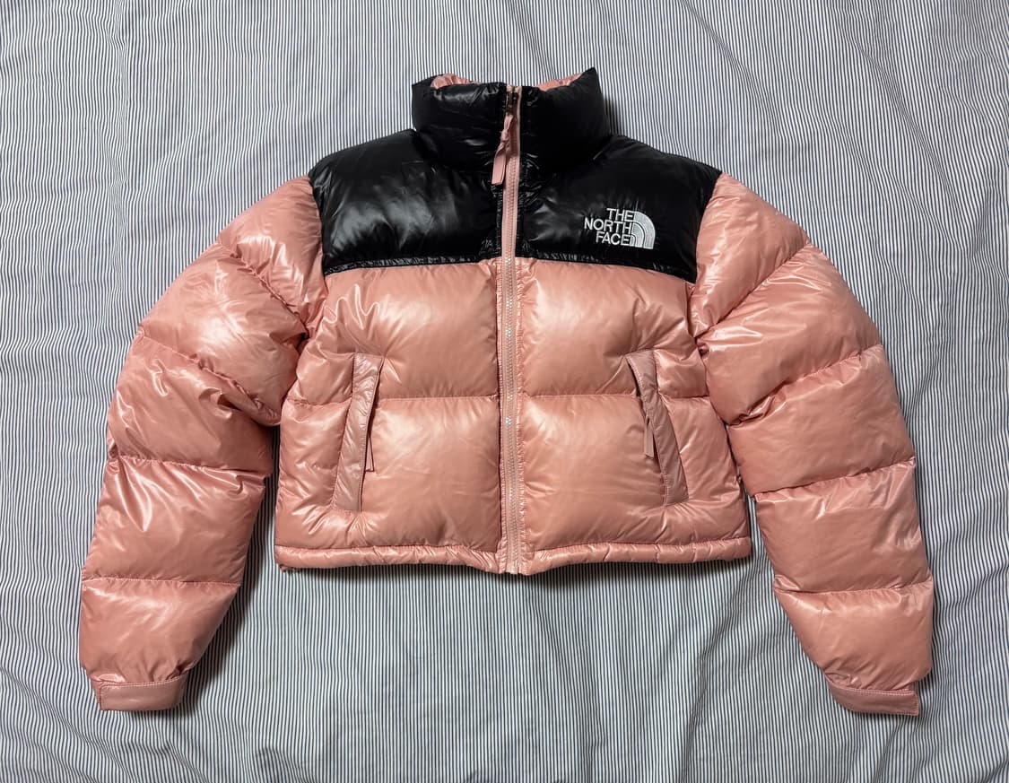 W 노스페이스 눕시 숏 자켓 로즈 탄  상품이미지2