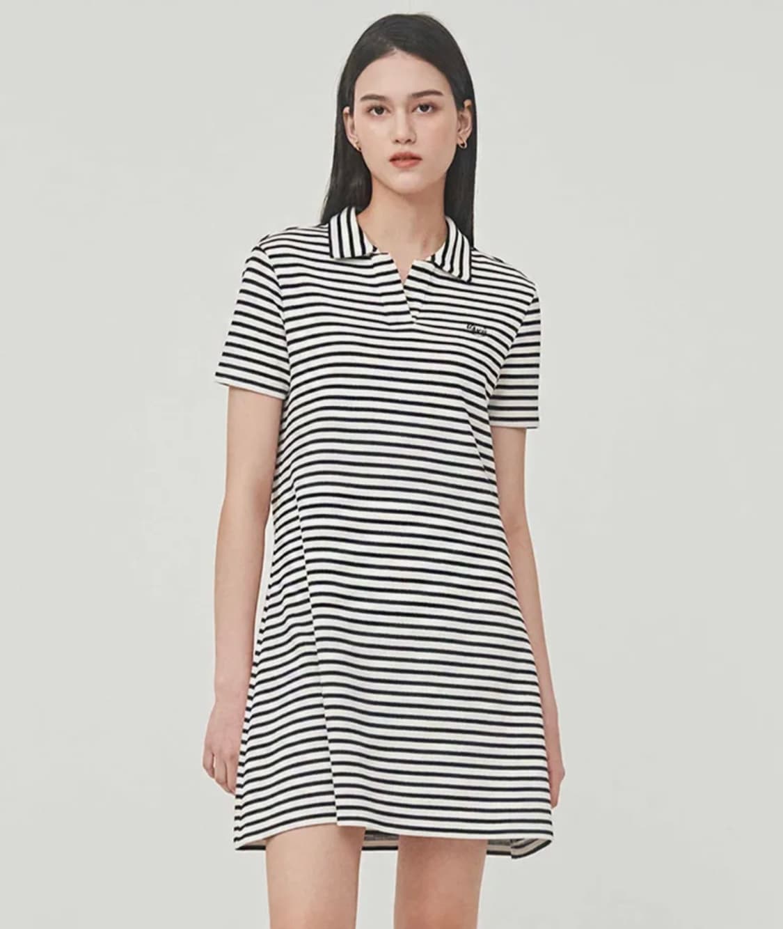 (2024)게스 스트라이프 반팔원피스(TS2 상품이미지1