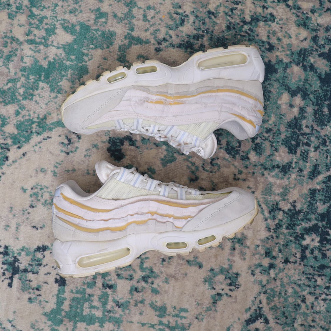 CDG 꼼데가르송 X 나이키 에어맥스 95 화이트 260 상품이미지4